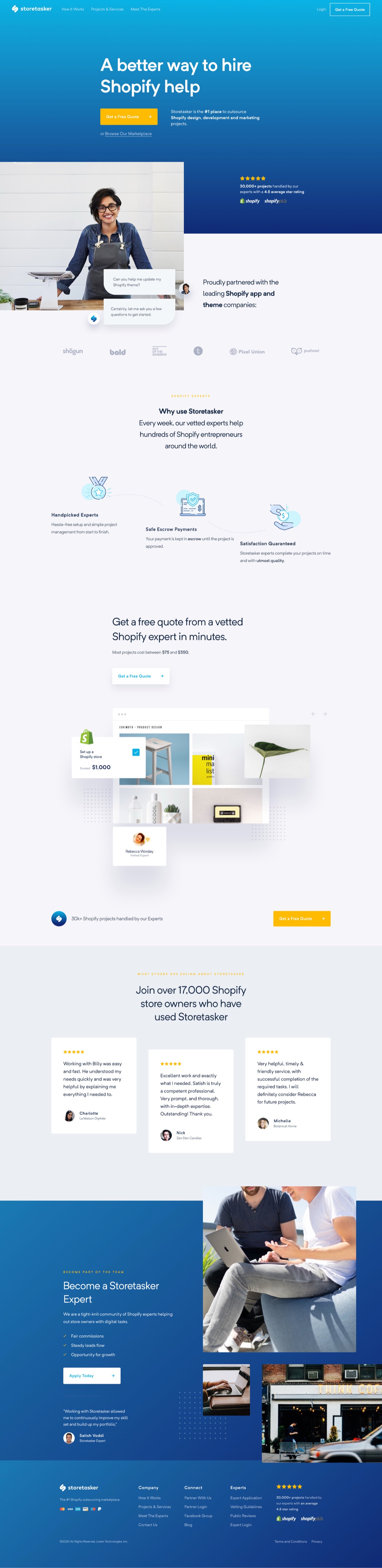 Storetasker — Shopify experts